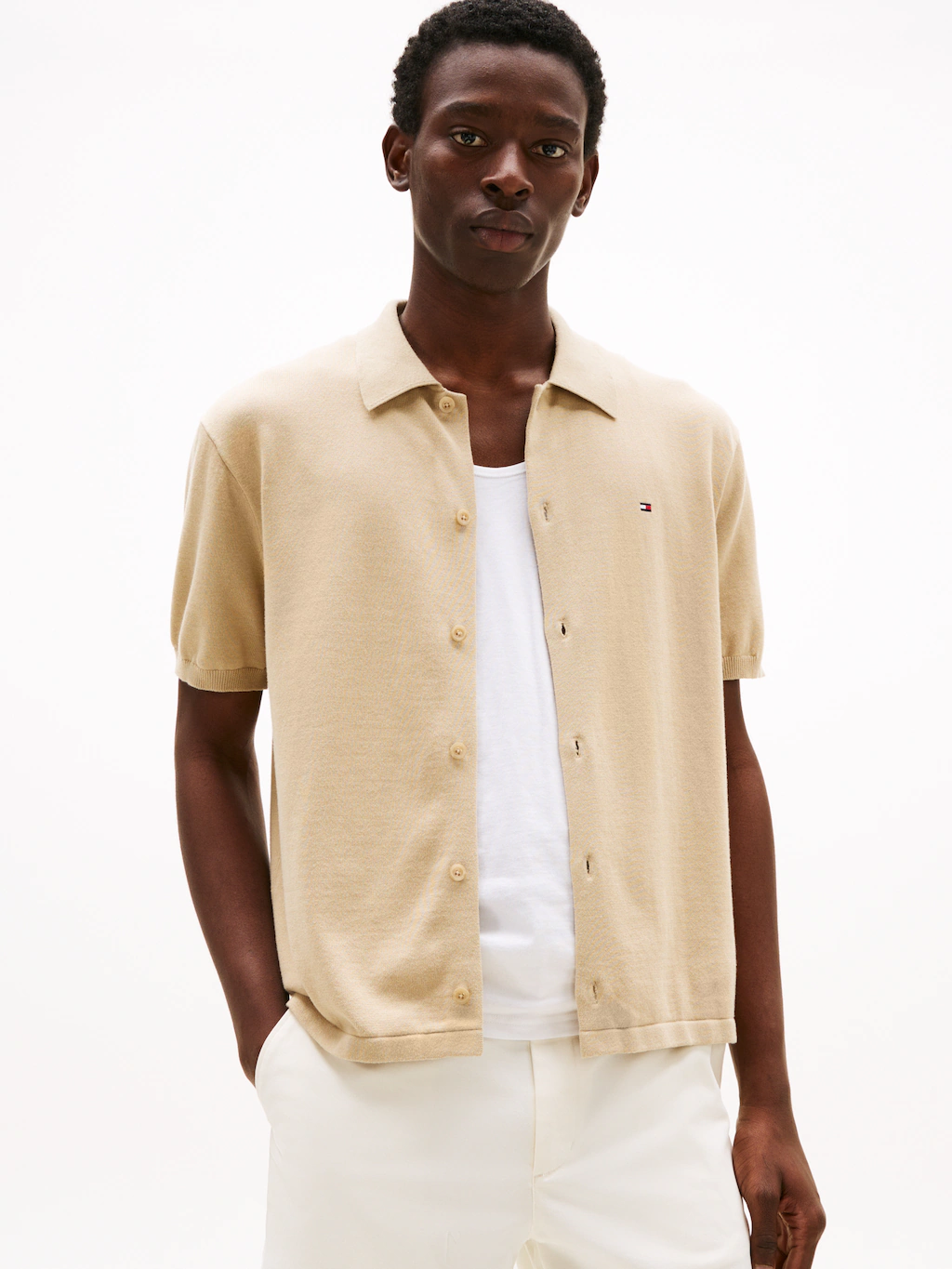 Tommy Hilfiger Kurzarmhemd "ESSENTIAL COTTON SS OVER SHIRT" günstig online kaufen