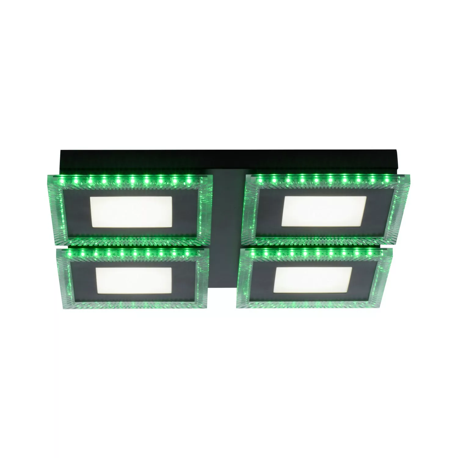 LED-Deckenlampe Acri CCT RGB Fernbedienung 44x44cm günstig online kaufen