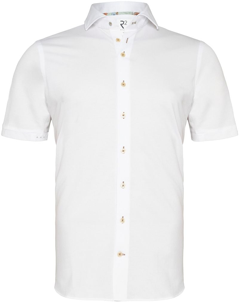 R2 Japanese Knitted Hemd Shortsleeve Weiß - Größe XL günstig online kaufen