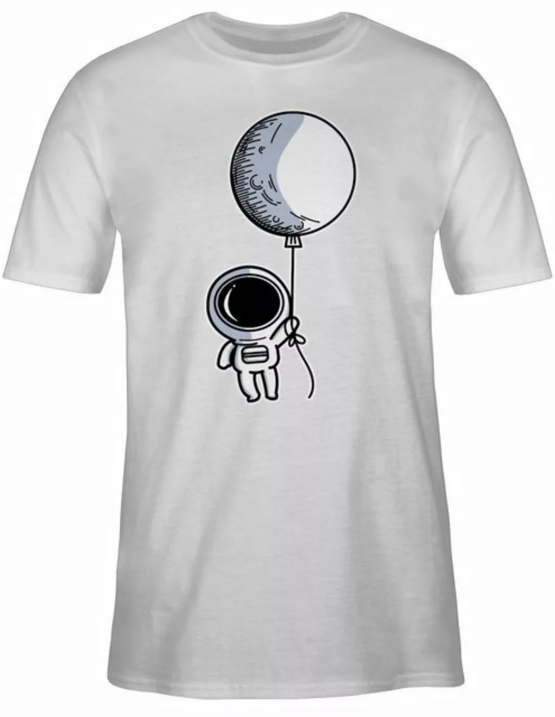 Shirtracer T-Shirt Astronaut mit Luftballon Nerd Geschenke günstig online kaufen