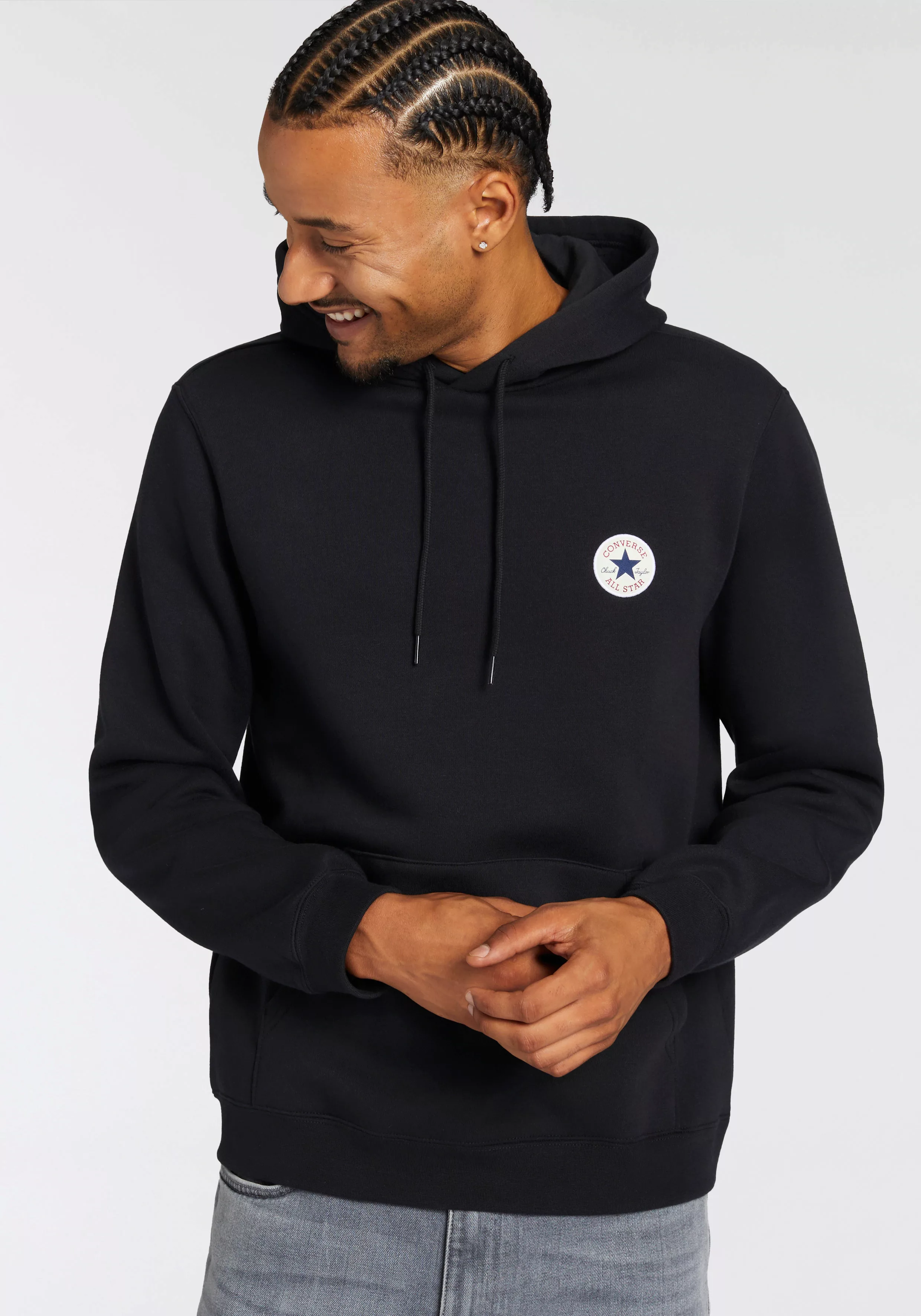 Converse Kapuzensweatshirt CONVERSE GO-TO CHUCK TAYLOR PATCH PULLOVER HOODI günstig online kaufen