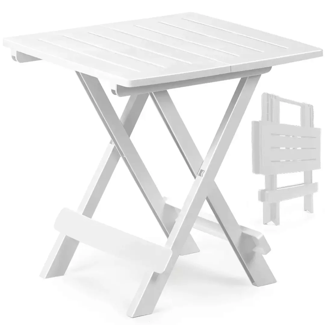 Bestelltisch Adige 2er-Set Weiß Kunststoff 50x45x43cm günstig online kaufen