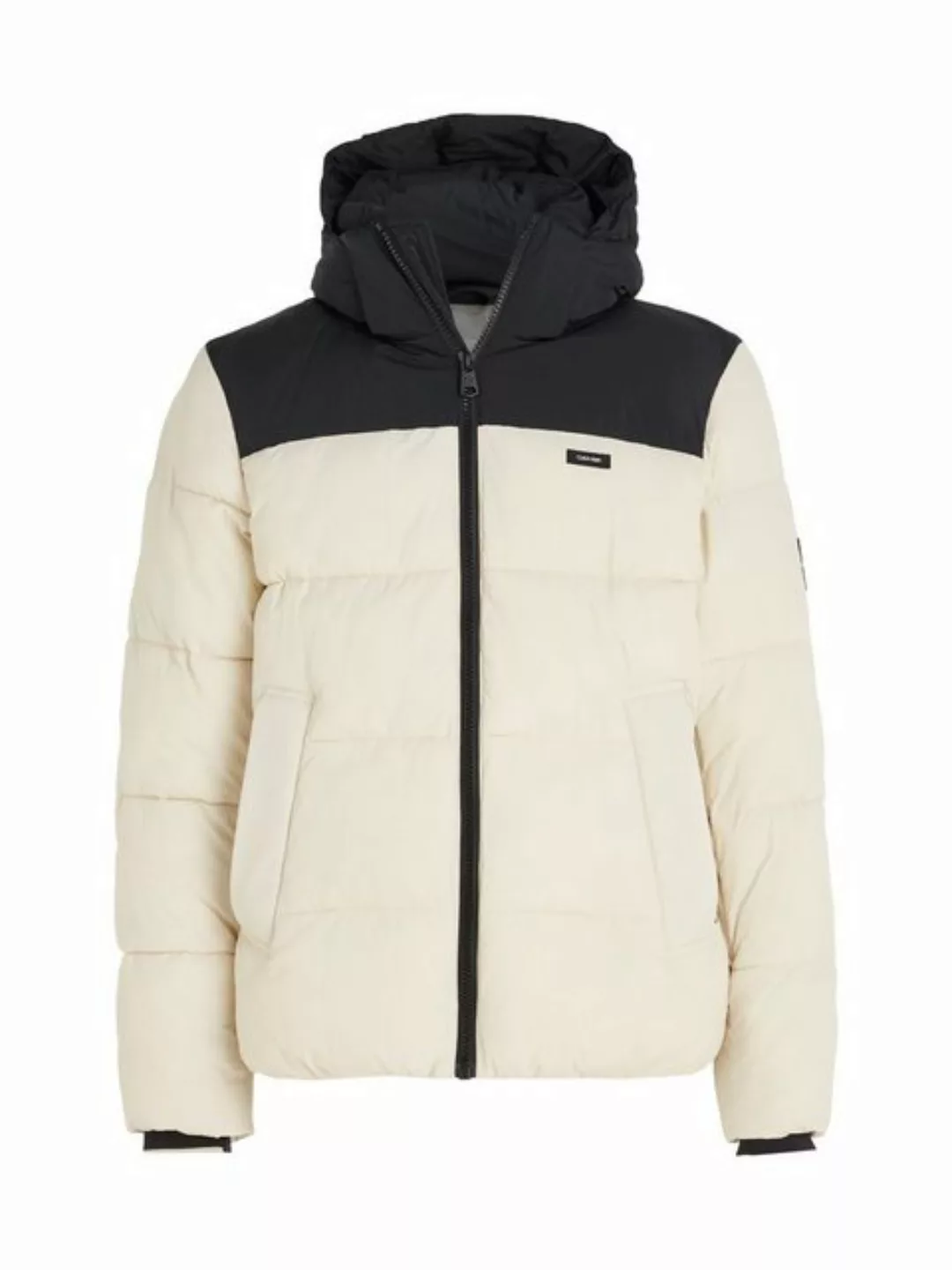 Calvin Klein Steppjacke CRINKLE NYLON COLOR BLOCK PUFFER mit Markenlabel günstig online kaufen