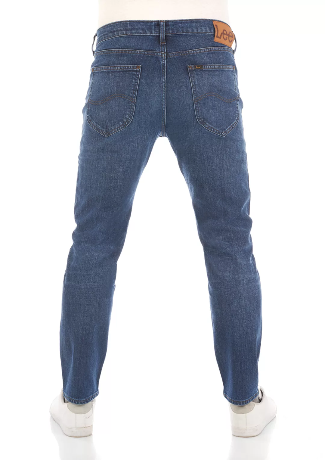 Lee Herren Jeans Austin - Tapered Fit - Blau - Mid Bluegrass günstig online kaufen