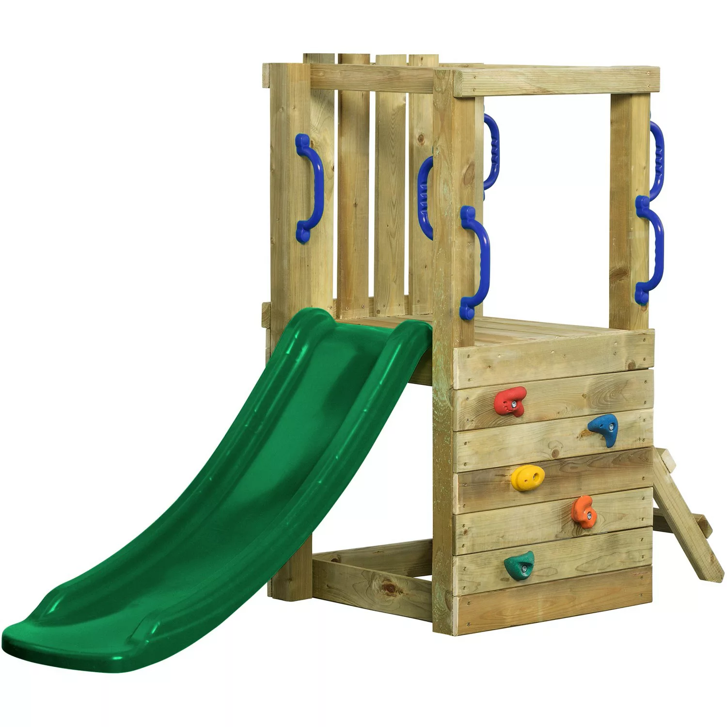 SwingKing Spielturm Irma Small mit Rutsche Grün 66 cm x 190 cm x 125 cm günstig online kaufen