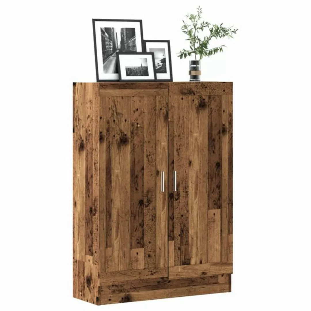 vidaXL Schrankmodule Bücherschrank Altholz-Optik 82,5x30,5x115 cm Holzwerks günstig online kaufen