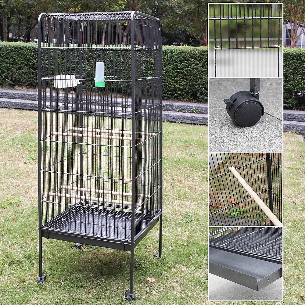 Mucola Voliere Vogelvoliere Metall Vogelkäfig Vogelhaus günstig online kaufen