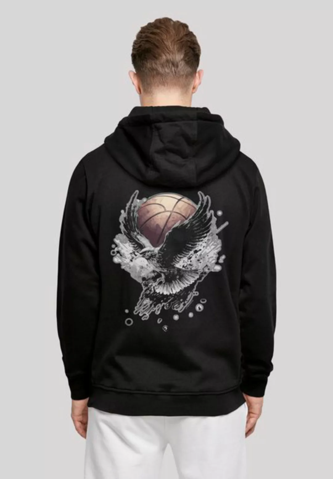 F4NT4STIC Kapuzenpullover Basketball Adler Print günstig online kaufen