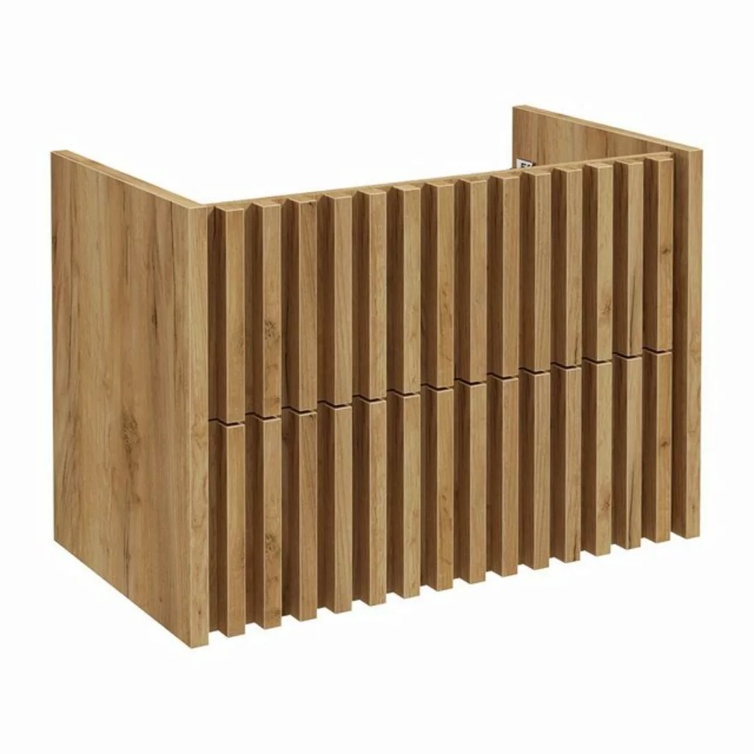 Lomadox Waschbeckenschrank DESIO-107 80 cm breit, 2 Schubladen, Eiche, 80/5 günstig online kaufen