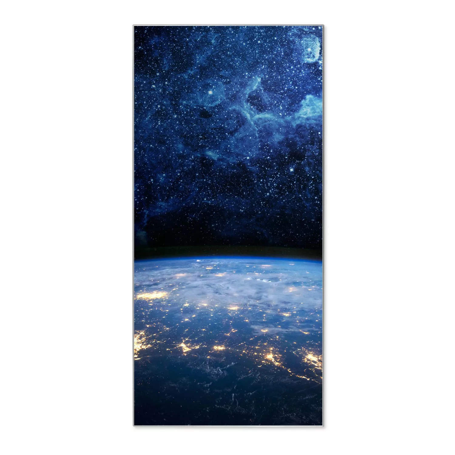 Banjado Magnettafel 37x78cm Magnetwand  Silber Aus Metall Magnetpinnwand Pi günstig online kaufen