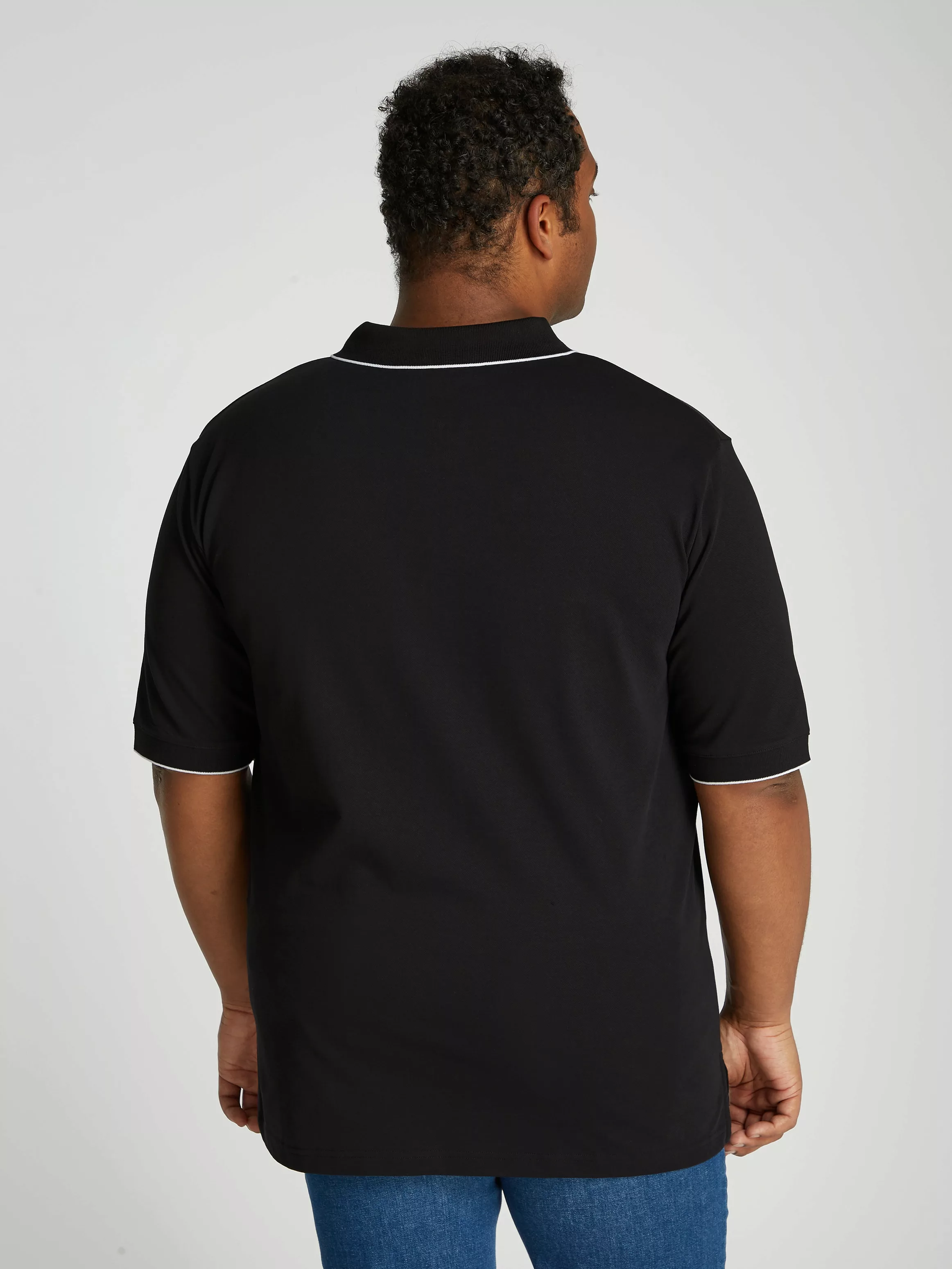 Calvin Klein Big&Tall Poloshirt "BT-STRETCH PIQUE TIPPING POLO", Große Größ günstig online kaufen