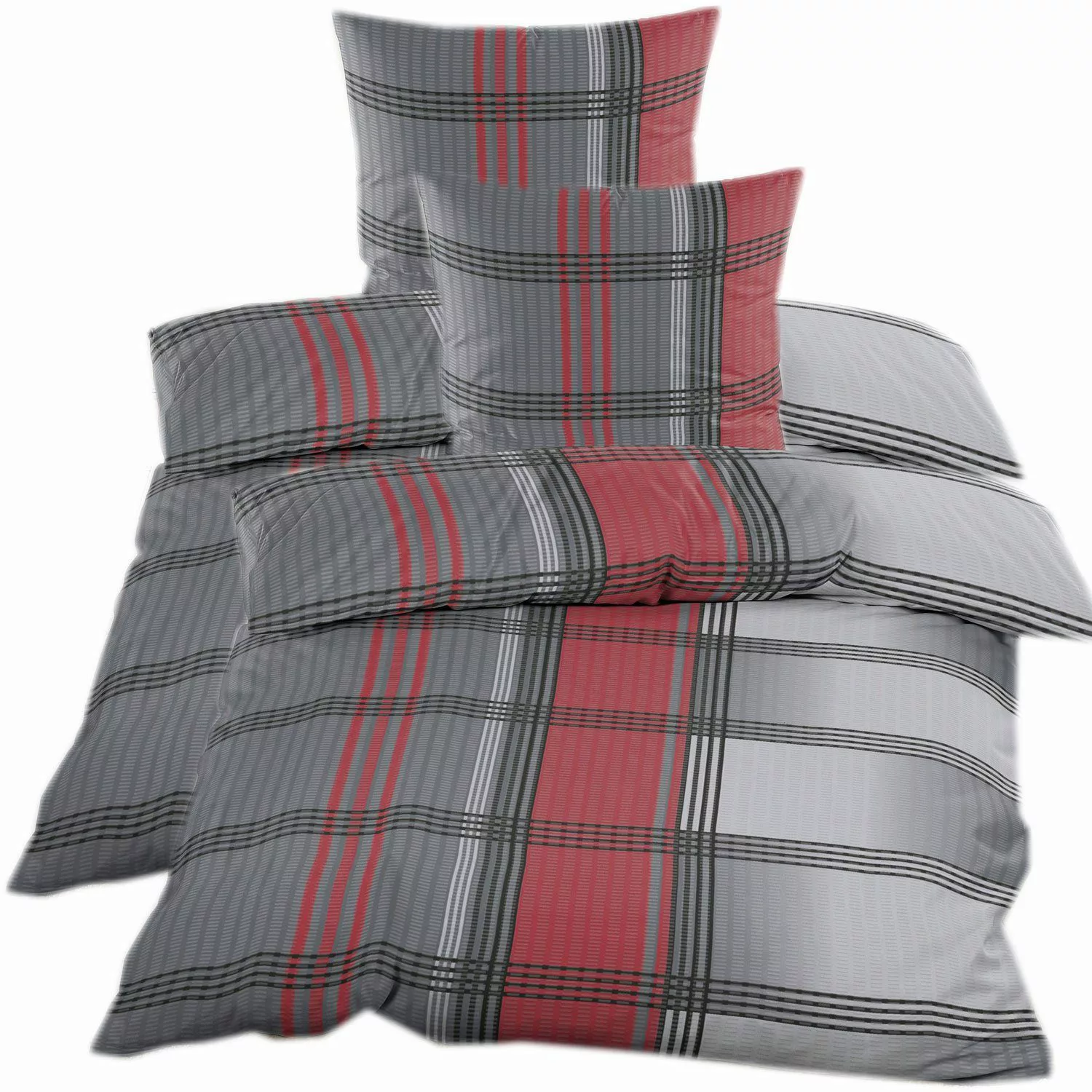 Casa Colori Bettwäsche Seersucker Bettwäsche Garnitur günstig online kaufen