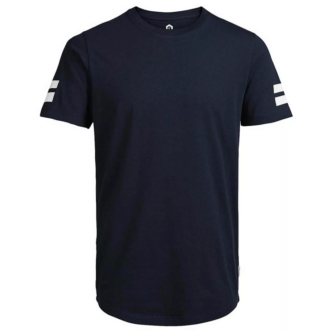 Jack & Jones Jcoboro Crew Neck Kurzärmeliges T-shirt XL Navy Blazer günstig online kaufen