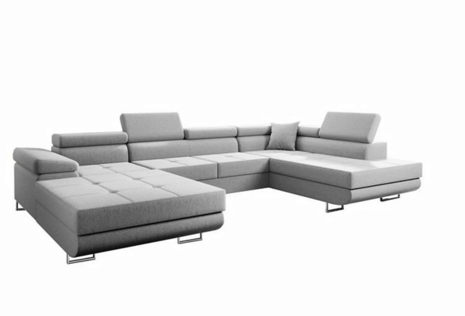 Beautysofa Ecksofa VILD U, U-Form Ecksofa im modernes Stil, Polstersofa, XX günstig online kaufen