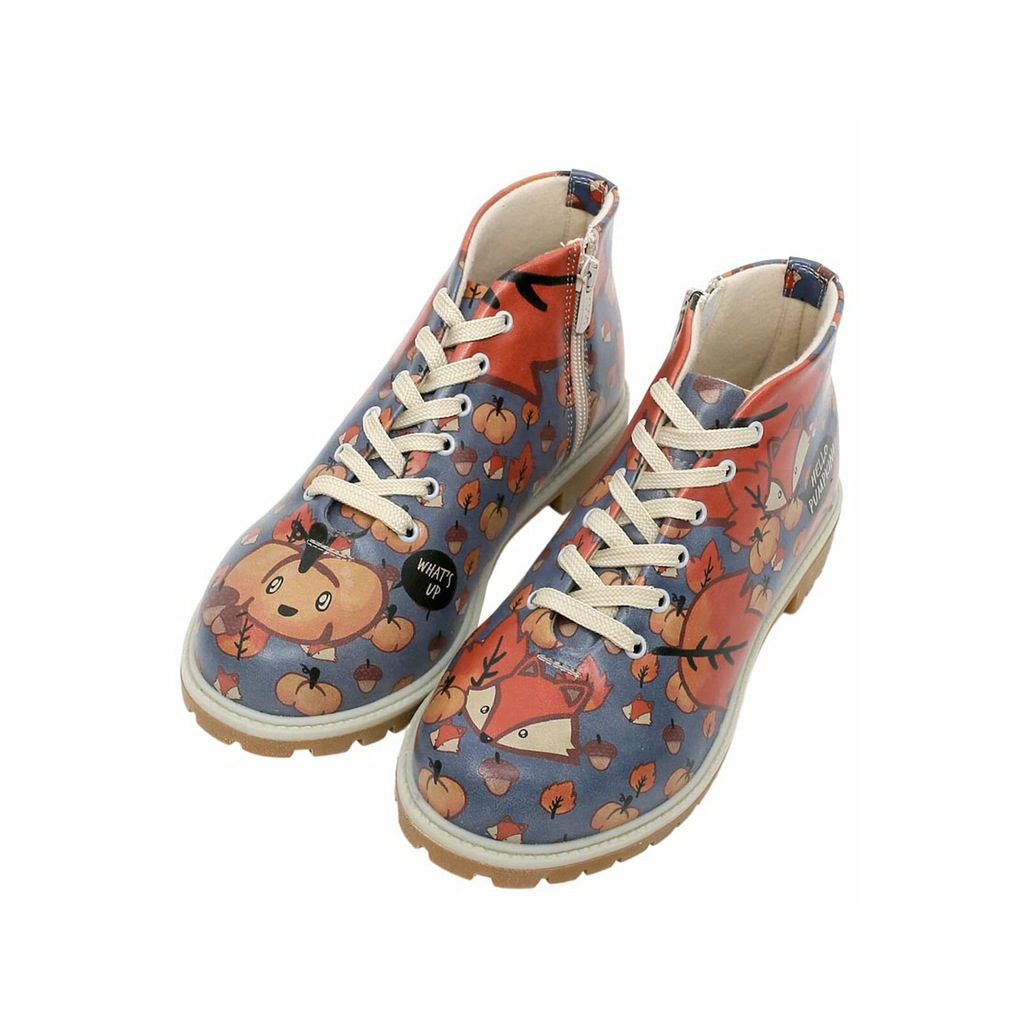 DOGO Stiefel "Shortcut Boots Hello Pumpkin Damen Stiefeletten", Handgeferti günstig online kaufen