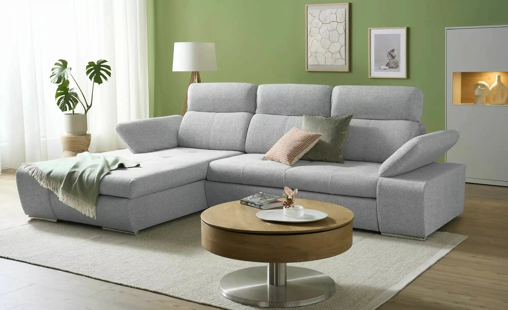 switch Ecksofa  Avilla ¦ grau ¦ Maße (cm): B: 285 H: 86 T: 187 Polstermöbel günstig online kaufen