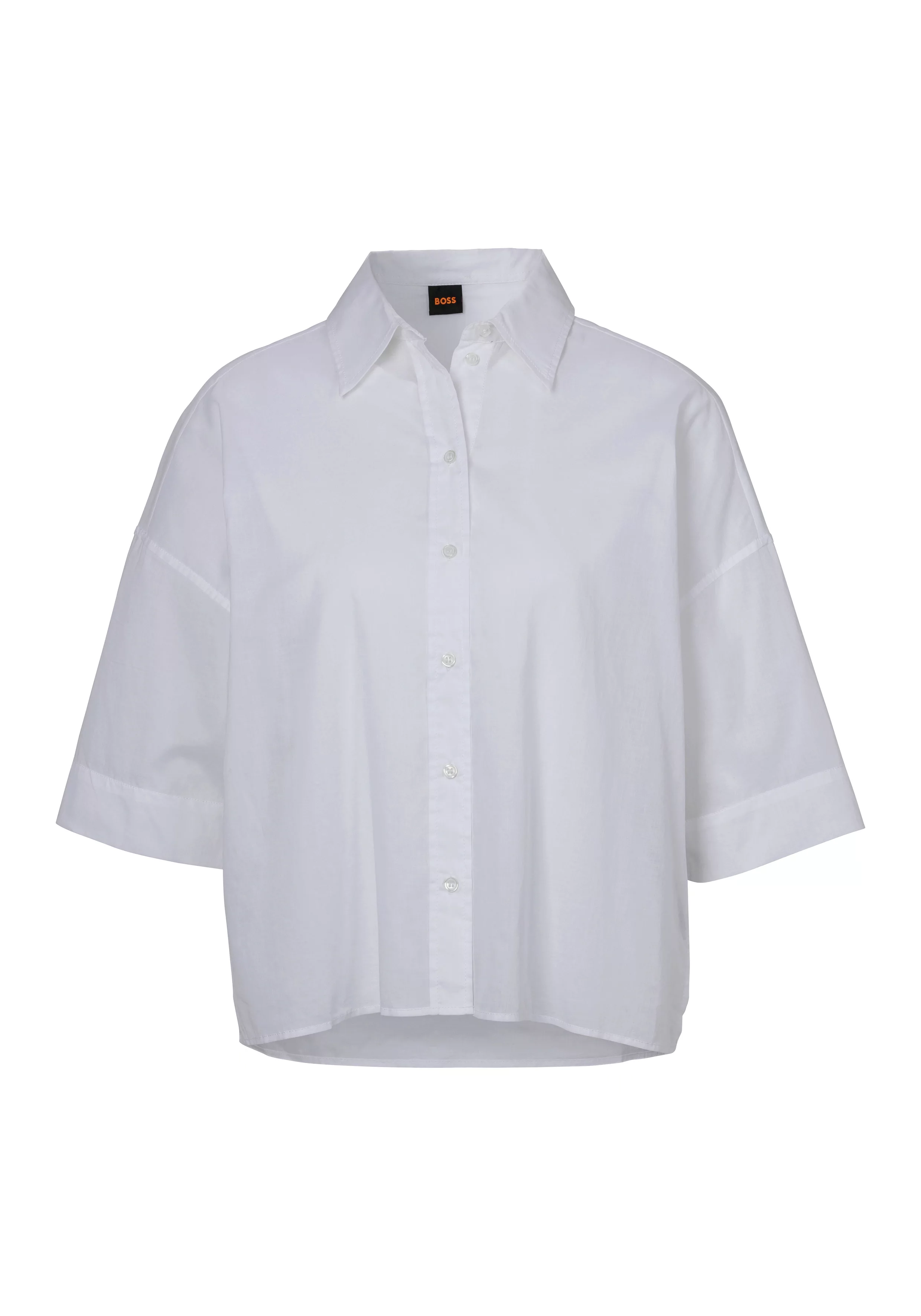 BOSS ORANGE Hemdbluse C_Balinas Premium Damenmode mit Hemdblusenkragen günstig online kaufen