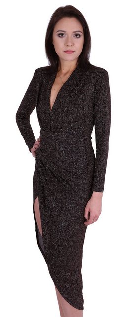 Sarcia.eu Maxikleid John Zack Kupferfarbenes Maxikleid aus Brokat S günstig online kaufen