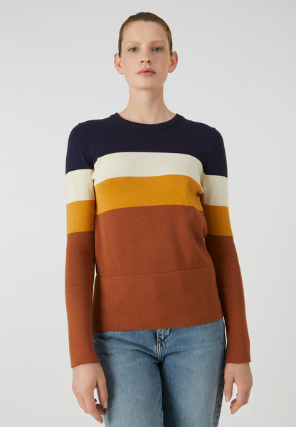 Mildaa Color Block - Damen Pullover Aus Bio-baumwolle günstig online kaufen