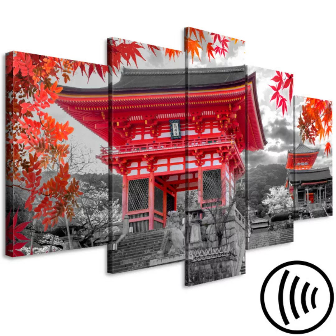 Bild auf Leinwand Kyoto, Japan (5 Parts) Wide XXL günstig online kaufen