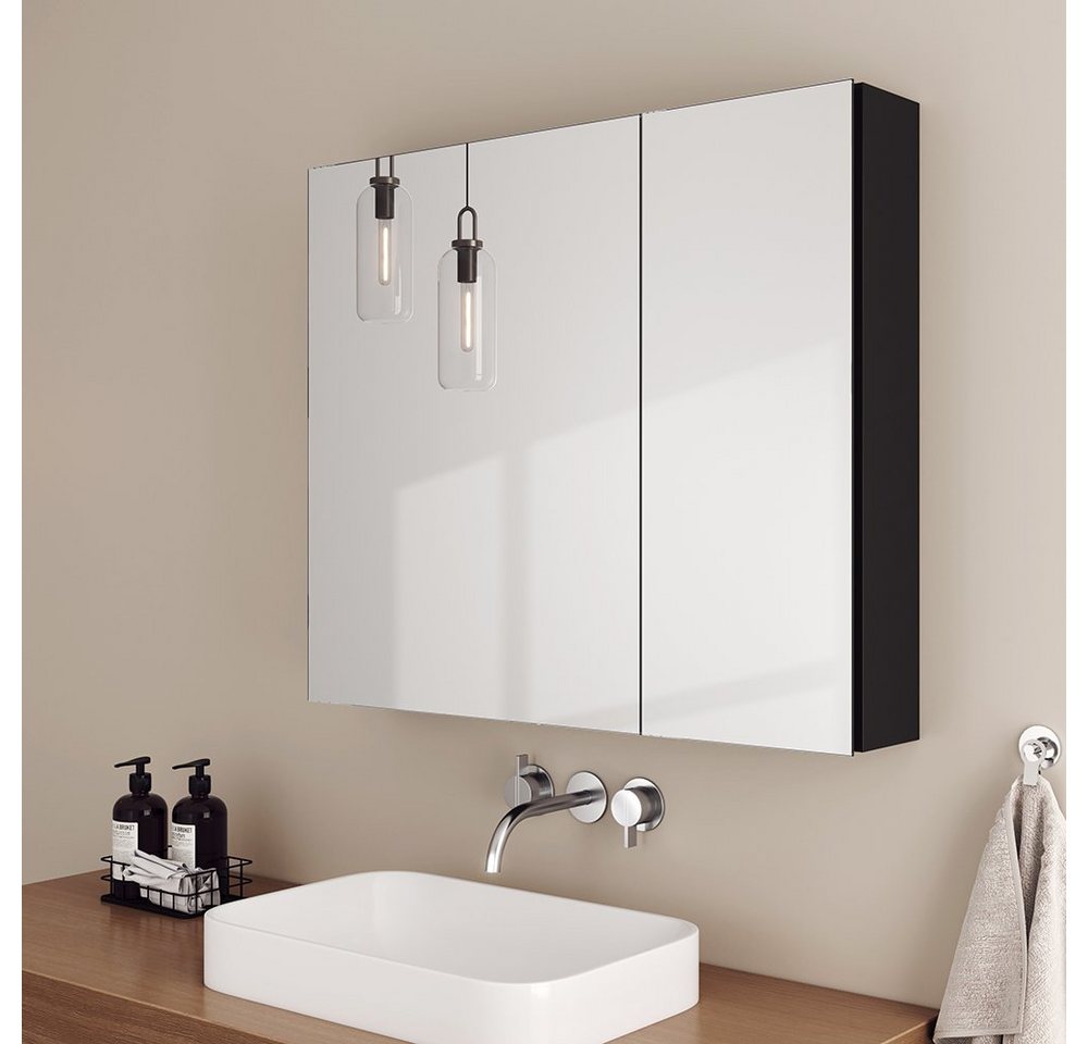 EMKE Spiegelschrank EMKE Badezimmerspiegelschrank Badspiegelschrank Verstel günstig online kaufen