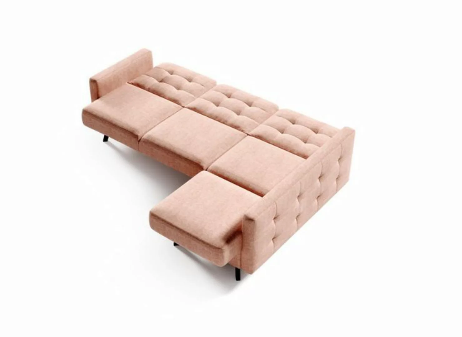 Fun Möbel Ecksofa Sofa GARNET in Stoff Luis, Inkl. 1 x Bettkasten und Schla günstig online kaufen