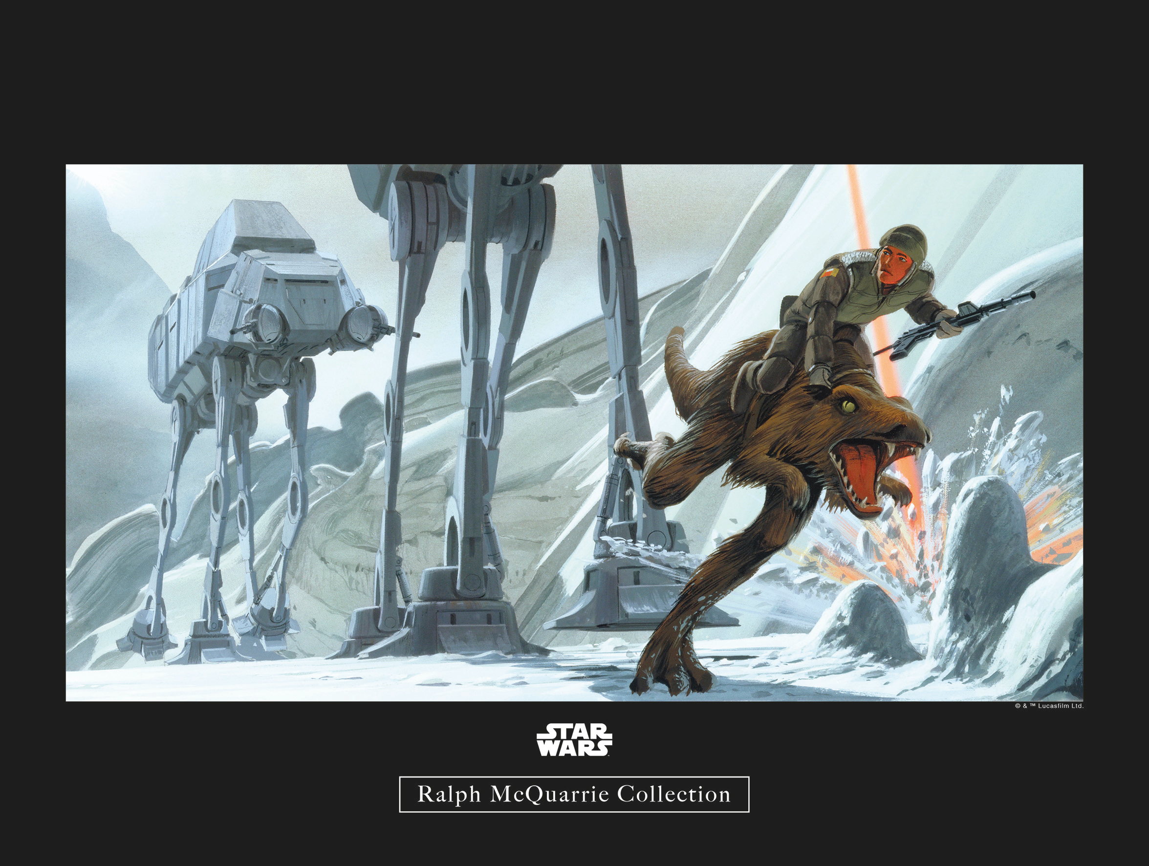 Komar Poster »Star Wars Classic RMQ Hoth Battle Ground«, Star Wars, (1 St.) günstig online kaufen