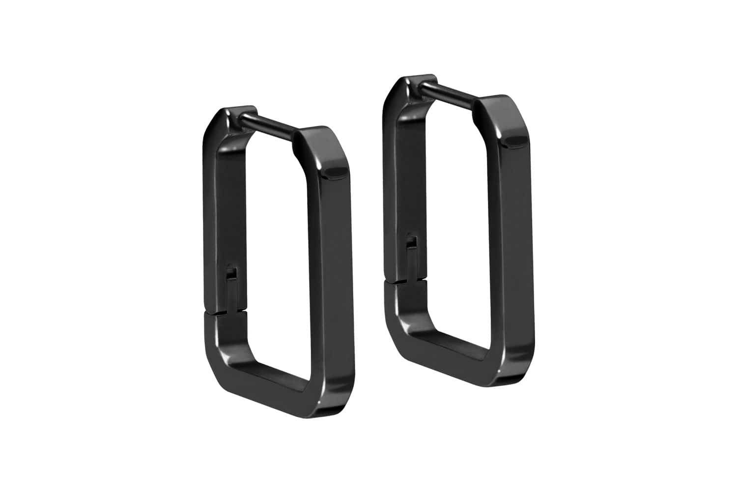 FILANGO Piercing-Set Titan Ohrclicker Creolen QUADRAT günstig online kaufen