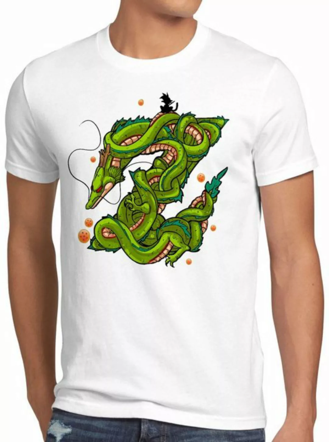 style3 Print-Shirt Herren T-Shirt Z Drache shenlong dragon gokui ball shenr günstig online kaufen