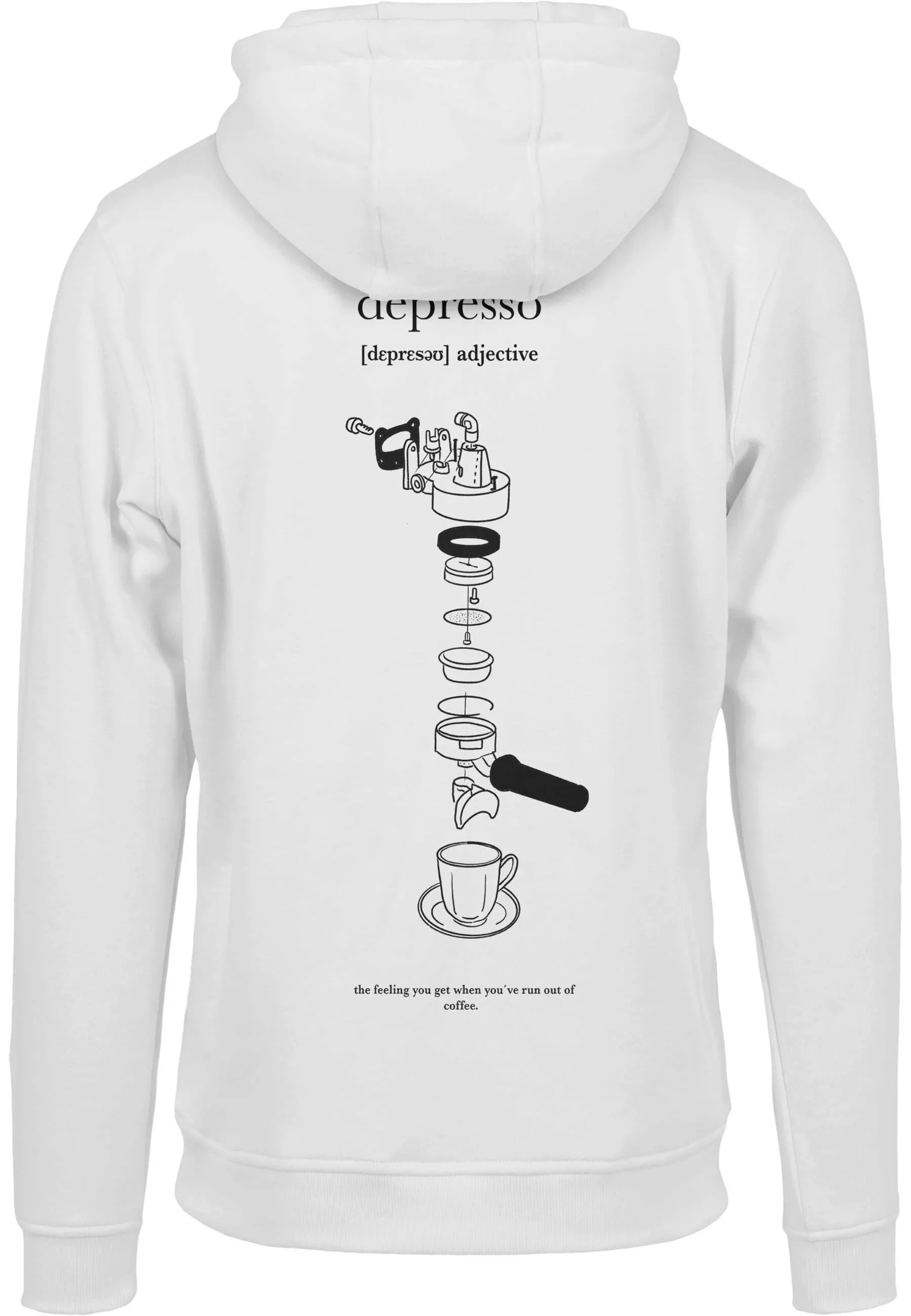 MisterTee Sweatshirt "MisterTee Herren Depresso Hoody" günstig online kaufen