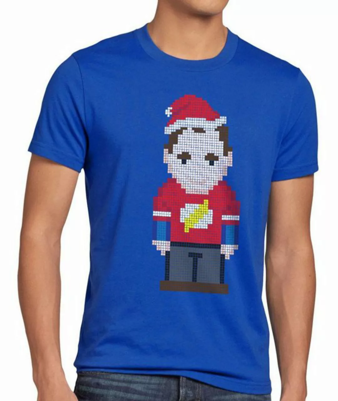 style3 Print-Shirt Herren T-Shirt Weihnachten Sheldon big cooper nikolaus t günstig online kaufen
