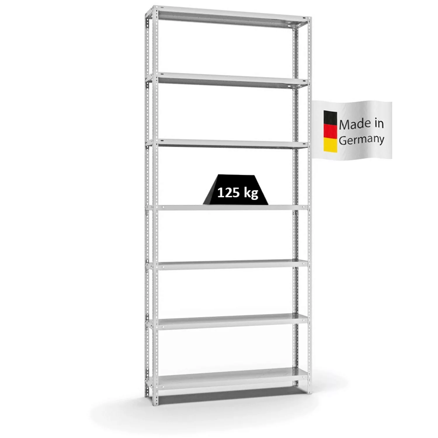 PROREGAL Fachbodenregal Schraubsystem Light-Duty Grundregal HxBxT 300 x 130 günstig online kaufen