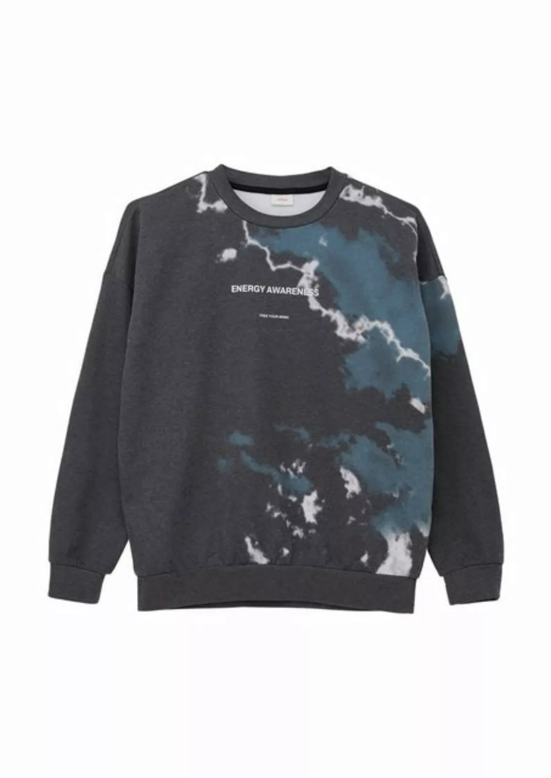 s.Oliver Rundhalspullover Sweatshirt günstig online kaufen