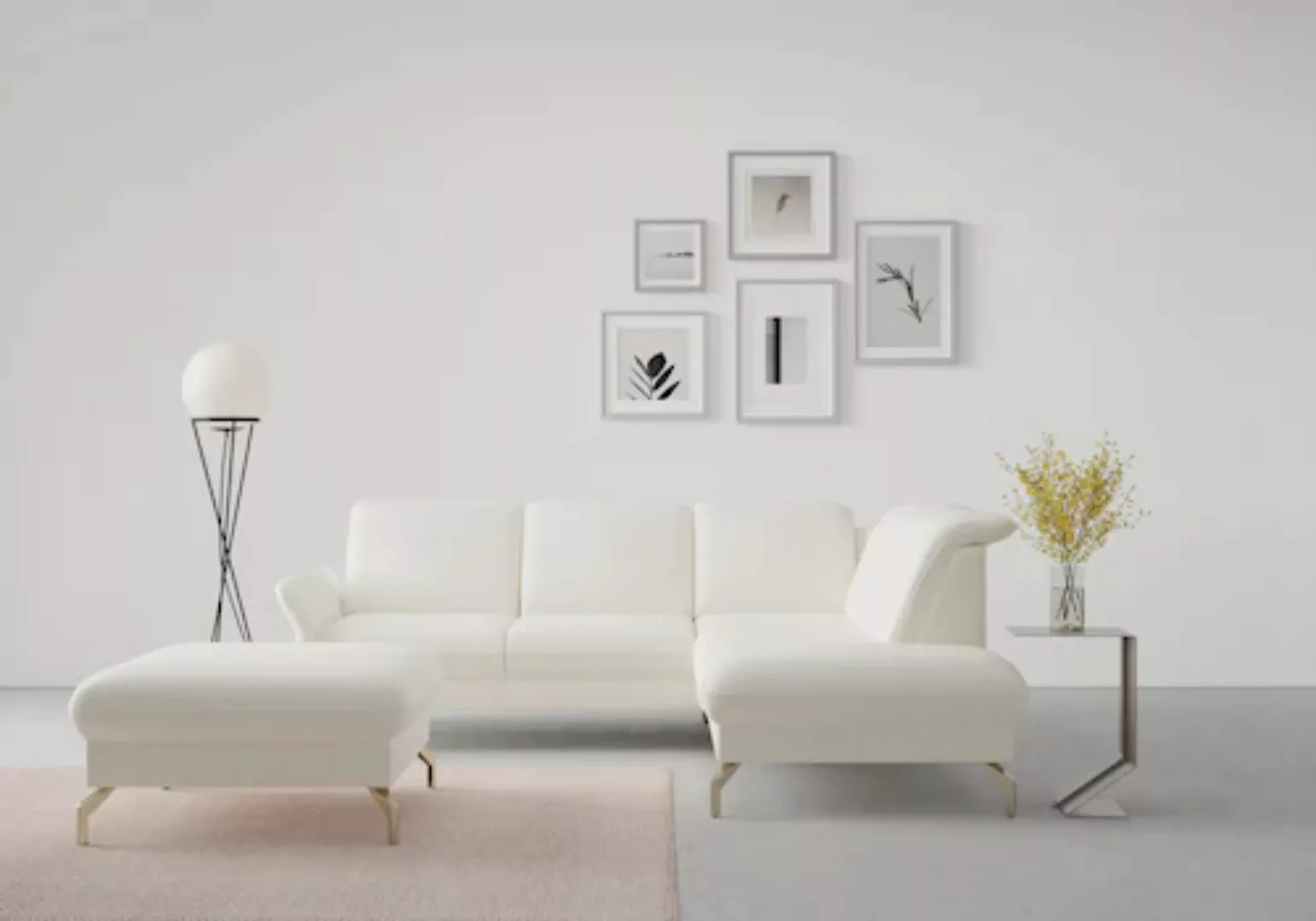 sit&more Ecksofa »Fashion L-Form«, wahlweise mit Kopfteilverstellung, Vorzi günstig online kaufen