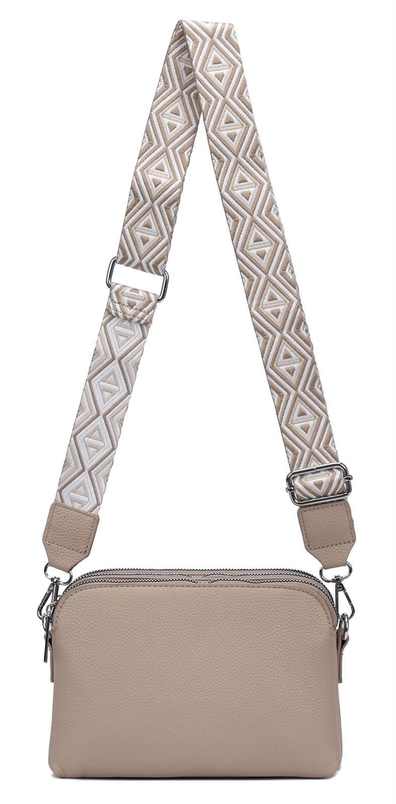 ITALYSHOP24 Schultertasche Damen Tasche Bodybag Umhängetasche günstig online kaufen