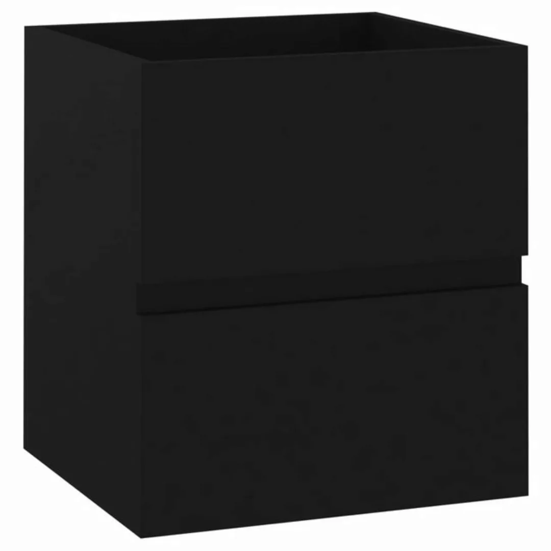 Waschbeckenunterschrank Schwarz 41x38,5x45 Cm Spanplatte günstig online kaufen