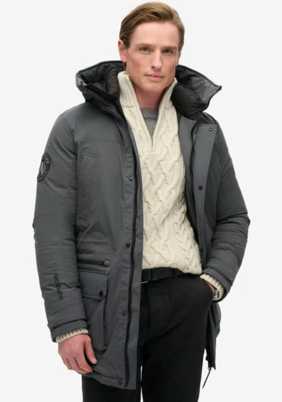 Superdry Steppjacke "City Padded Parka Jacket", mit Kapuze günstig online kaufen