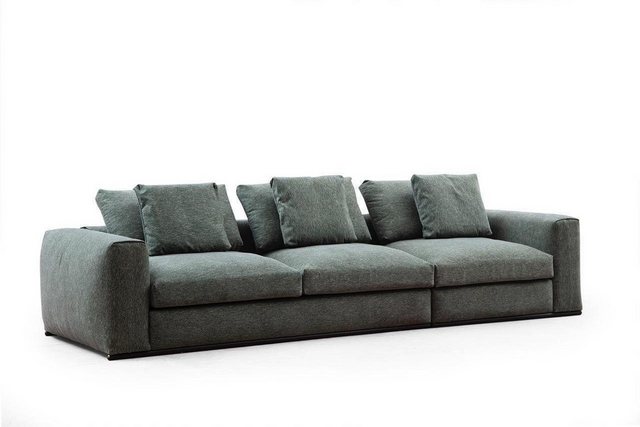 Xlmoebel Ecksofa Ecksofa Wohnlandschaft L-Form Holz mit Stoff Neuartig grün günstig online kaufen