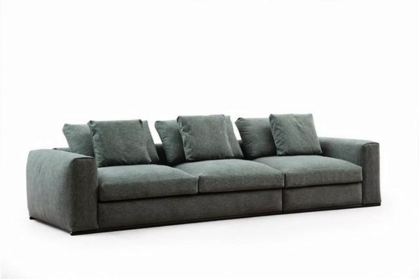 Xlmoebel Ecksofa Ecksofa Wohnlandschaft L-Form Holz mit Stoff Neuartig grün günstig online kaufen