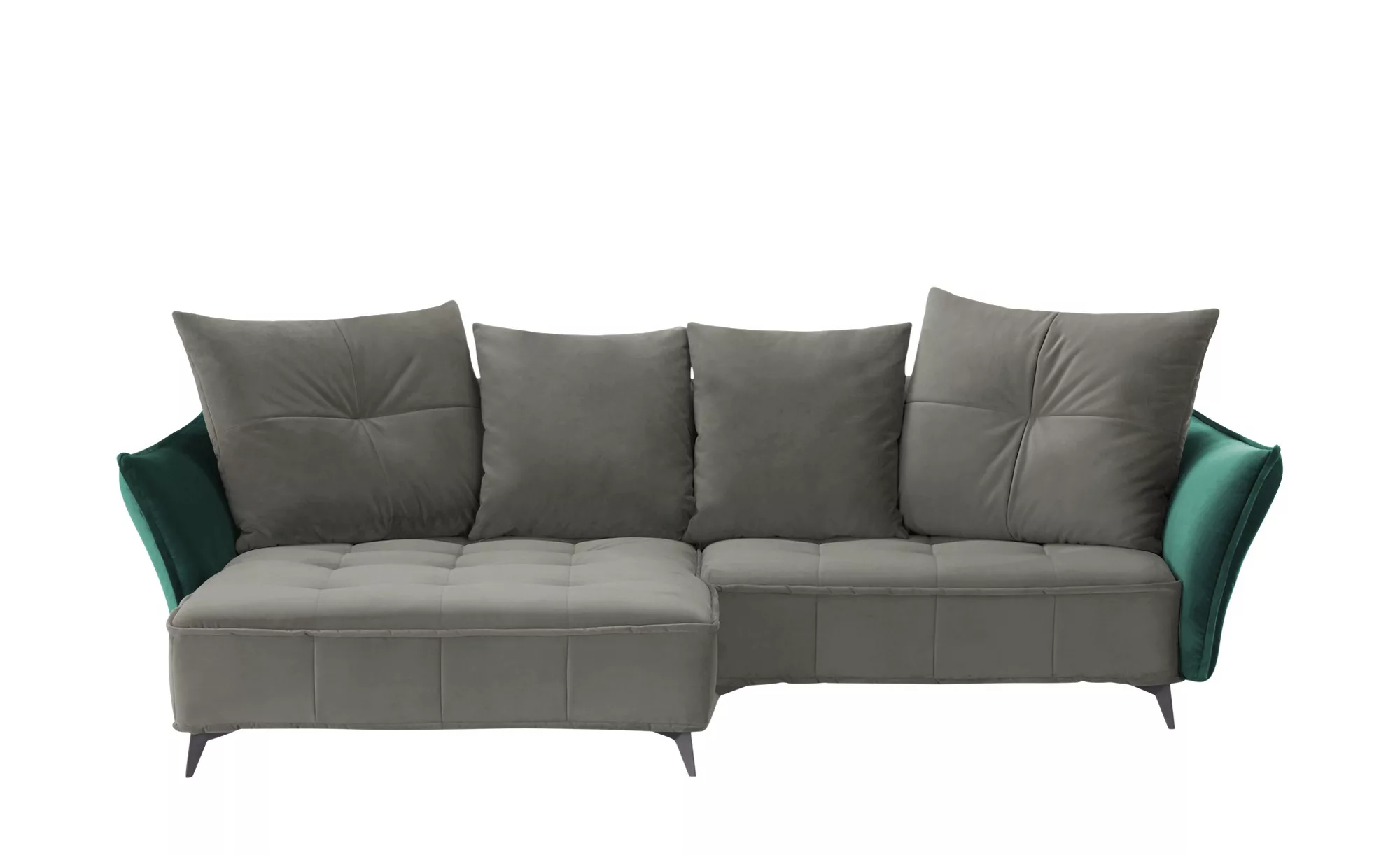 Ecksofa  Crease ¦ grau ¦ Maße (cm): B: 290 H: 80 T: 175 Polstermöbel > Sofa günstig online kaufen