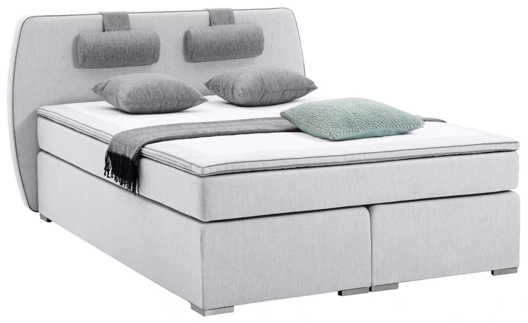 ATLANTIC home collection Boxspringbett "Rex", mit Topper und verstellbaren günstig online kaufen