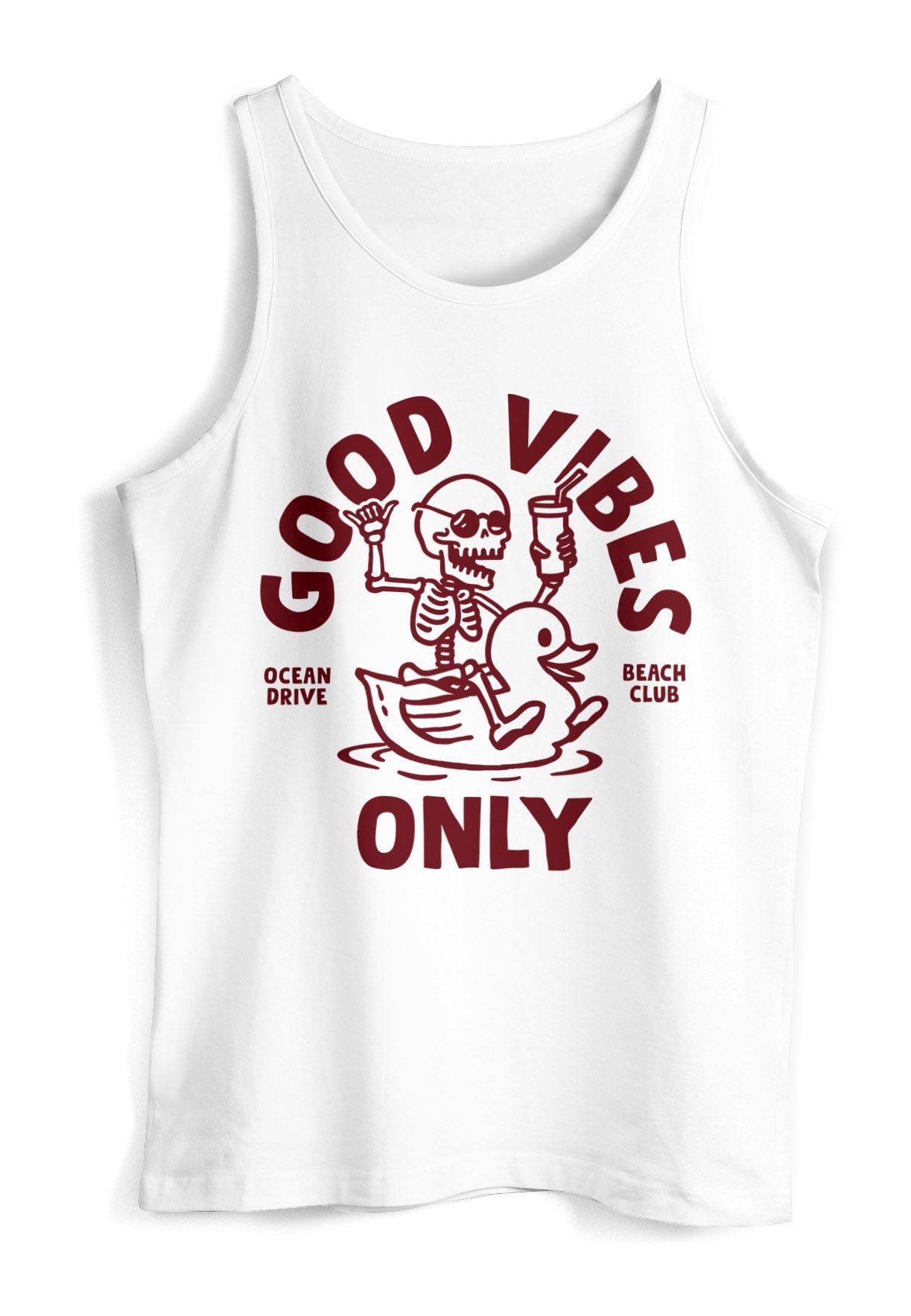 Neverless Tanktop Herren Tank-Top Good Vibes günstig online kaufen