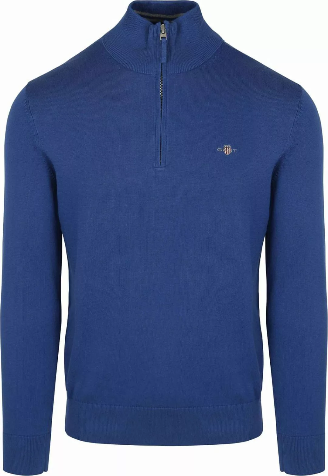 Gant Half Zip Pullover Mid Blau - Größe XXL günstig online kaufen