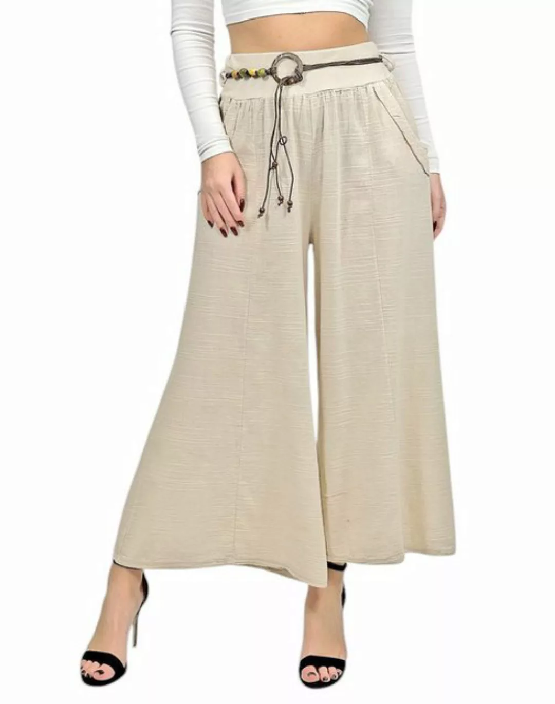 Mississhop Stoffhose Baumwollhose 100 % Baumwolle Hose Sommerhose M.375 günstig online kaufen