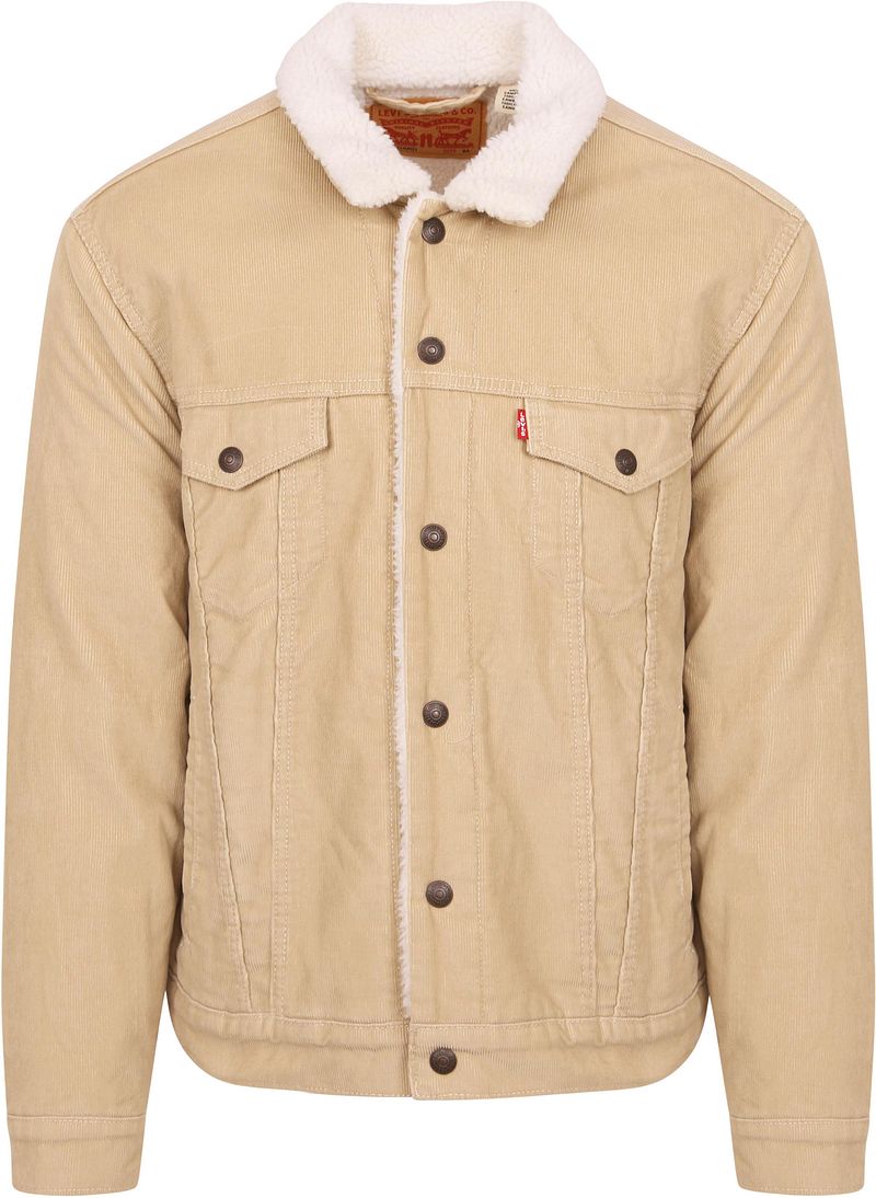 Levi's Trucker Jacke Corduroy Beige - Größe XL günstig online kaufen