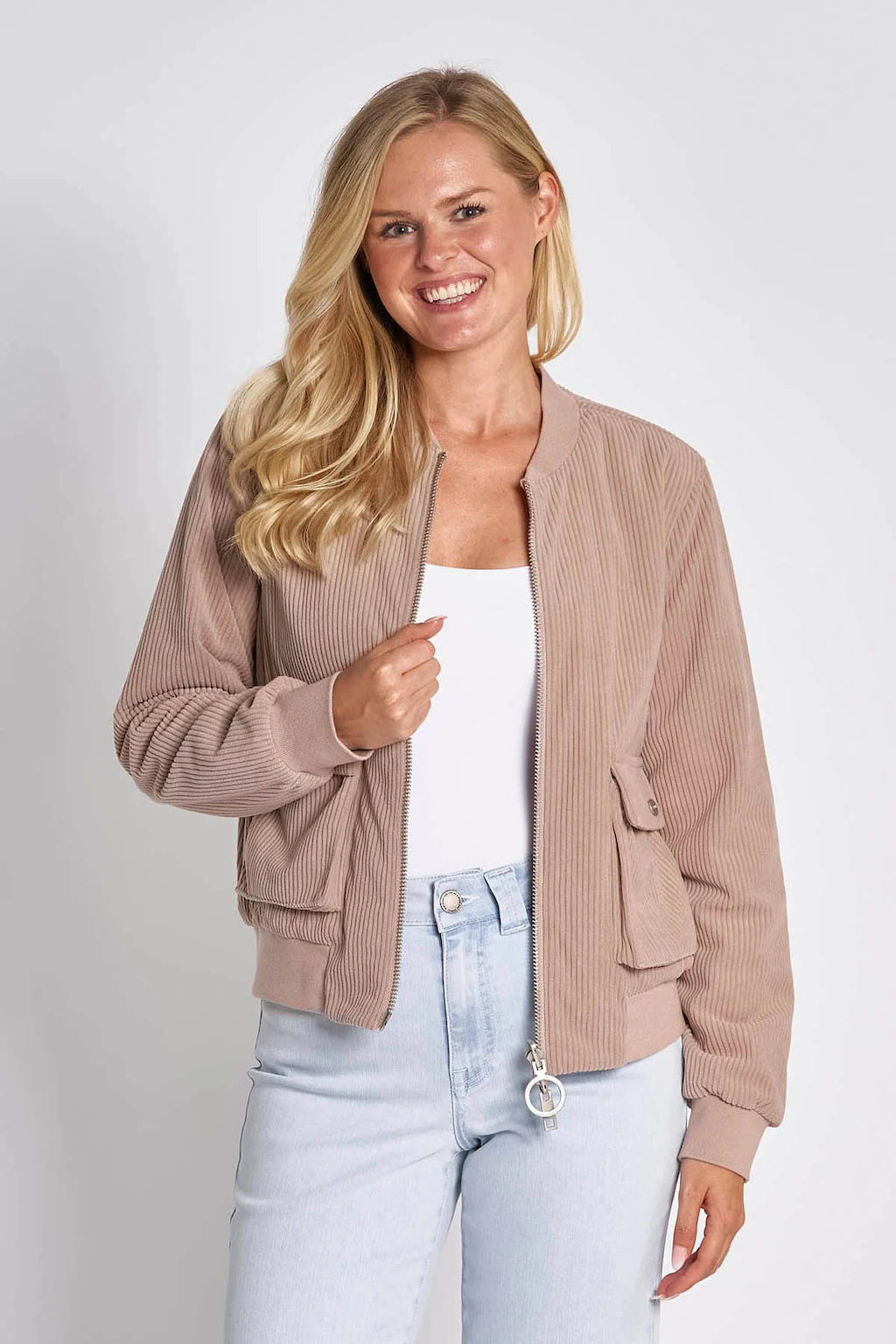 Zhrill Wendejacke "JULIE CORDUROY", ohne Kapuze, mit Cord und floralem Must günstig online kaufen