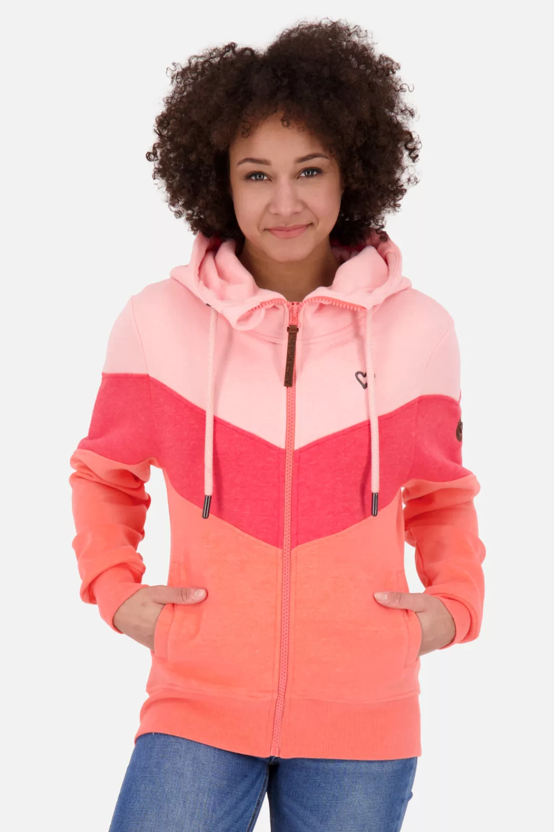 Alife & Kickin Kapuzensweatjacke "StellinaAK A Hooded Sweatjacket Damen" günstig online kaufen