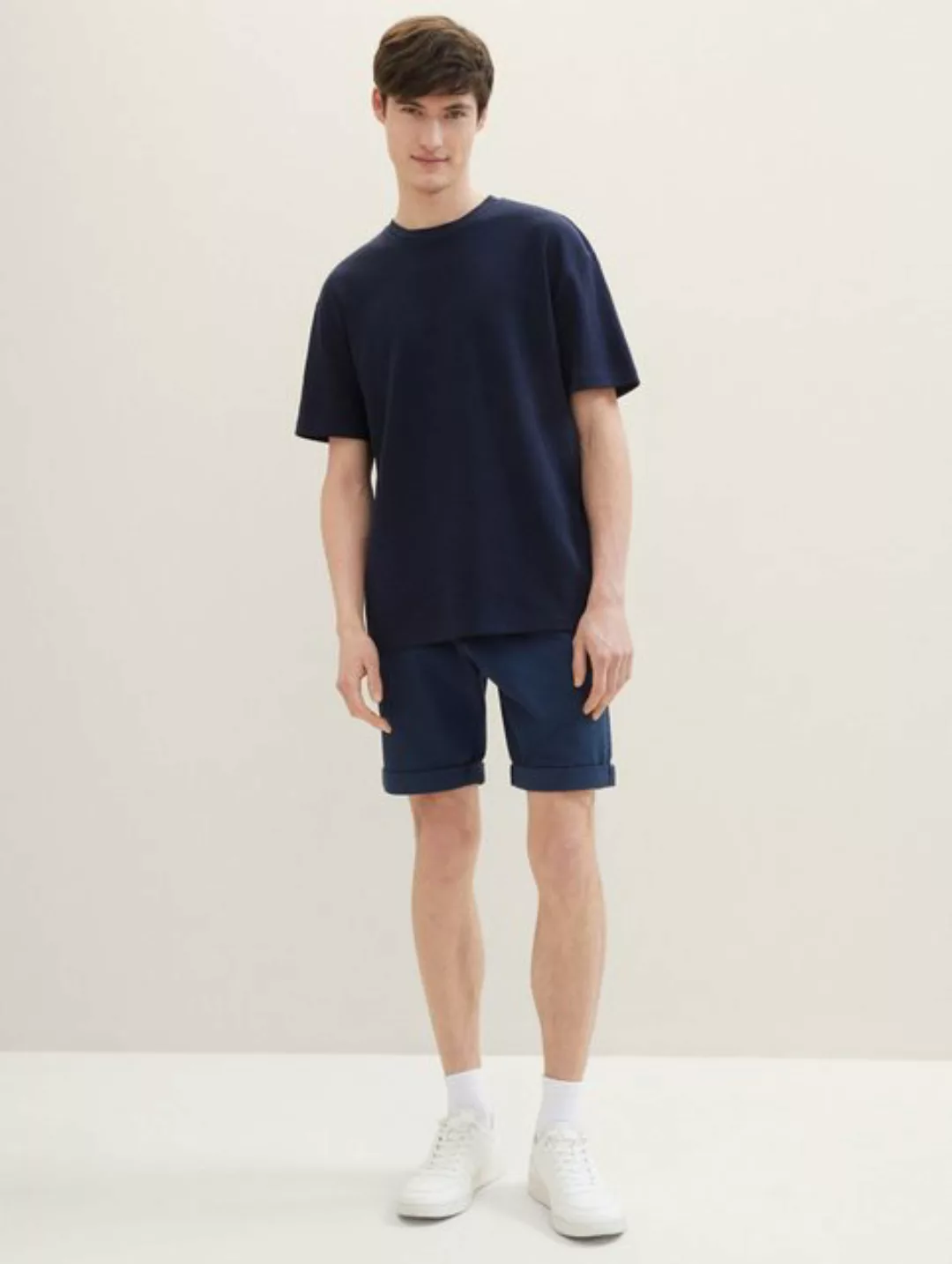 TOM TAILOR Denim Shorts Chinoshorts mit Gürtel günstig online kaufen