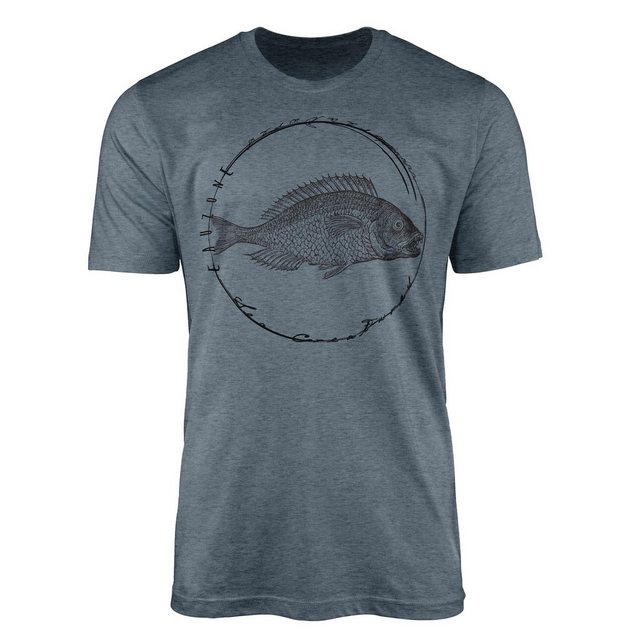 Sinus Art T-Shirt T-Shirt Tiefsee Fische - Serie: Sea Creatures, feine Stru günstig online kaufen