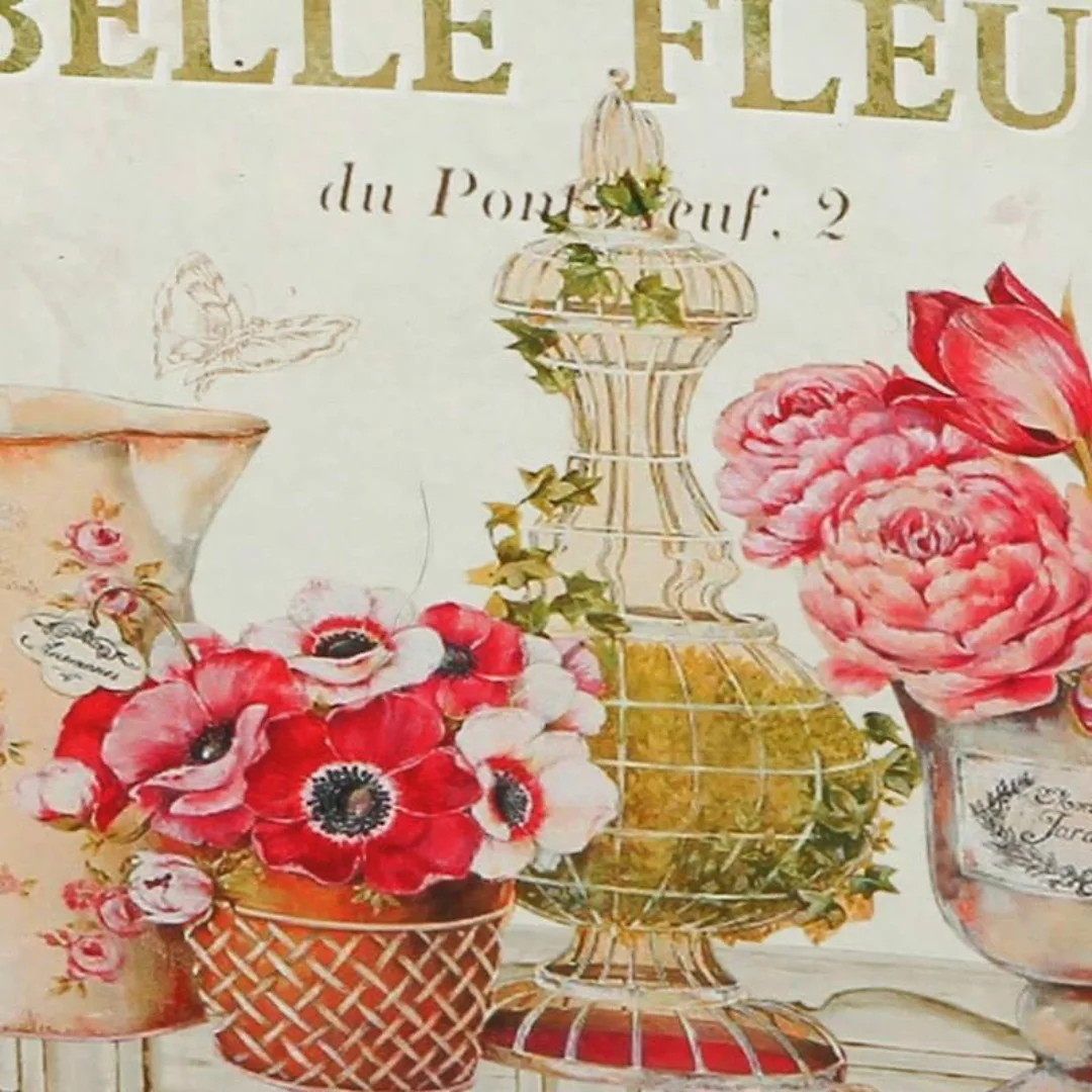 Ambiente Haus Übertopf "Fleur-Tasche aus Metall", (1 St.) günstig online kaufen
